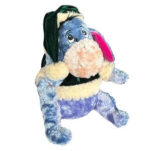 Disney Store 12" Super soft Eeyore Christmas Clothes Plush From Winnie The Pooh‎